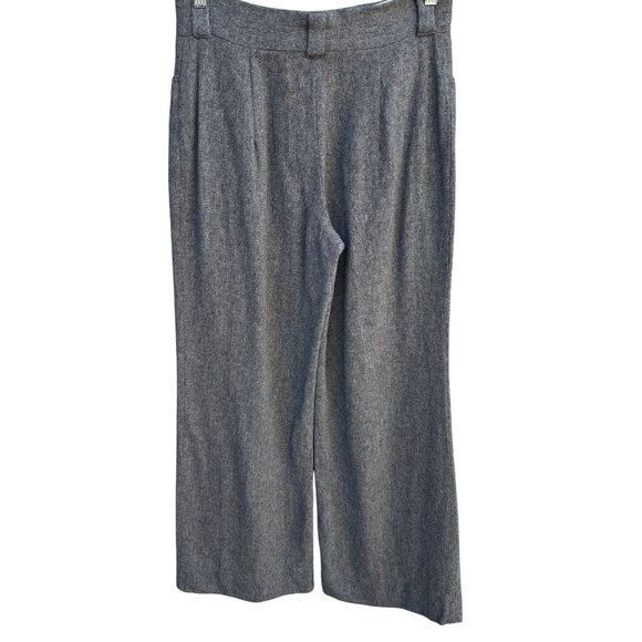 Levis For Me Vintage 70s High Waisted Wide-Leg Wool Dress Pants Front Pockets - Picture 4 of 9